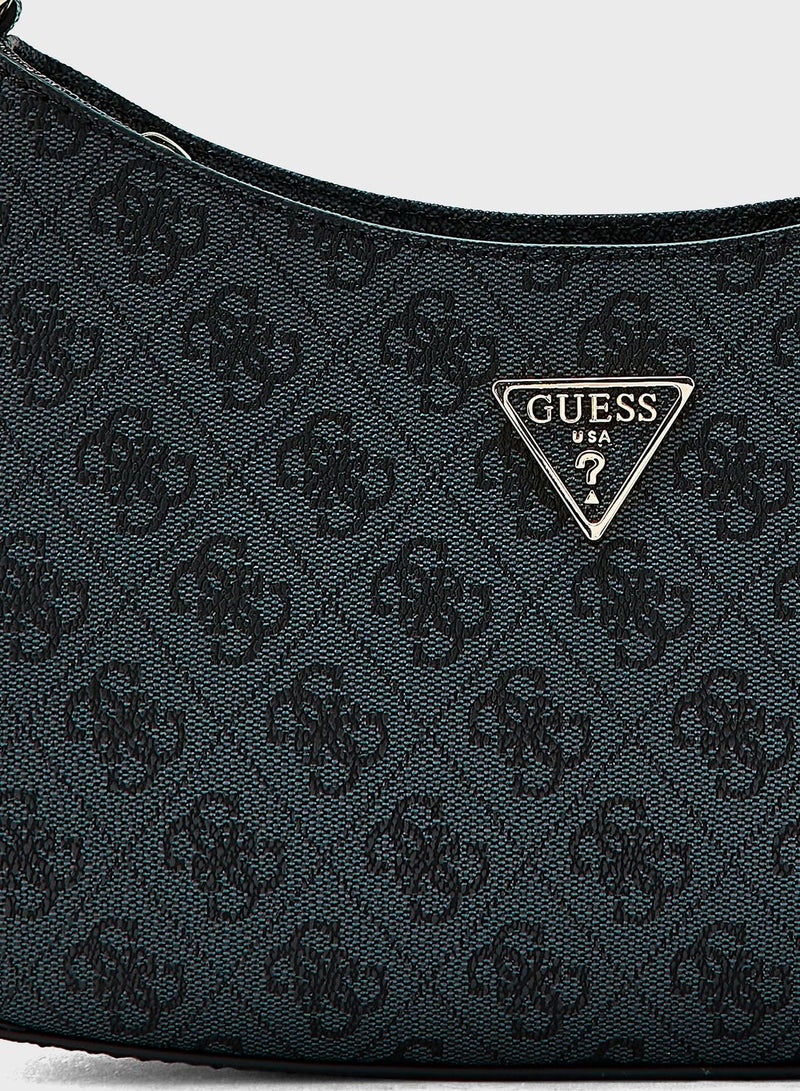 GUESS Noelle Top Zip Satchel Bag - Image 4