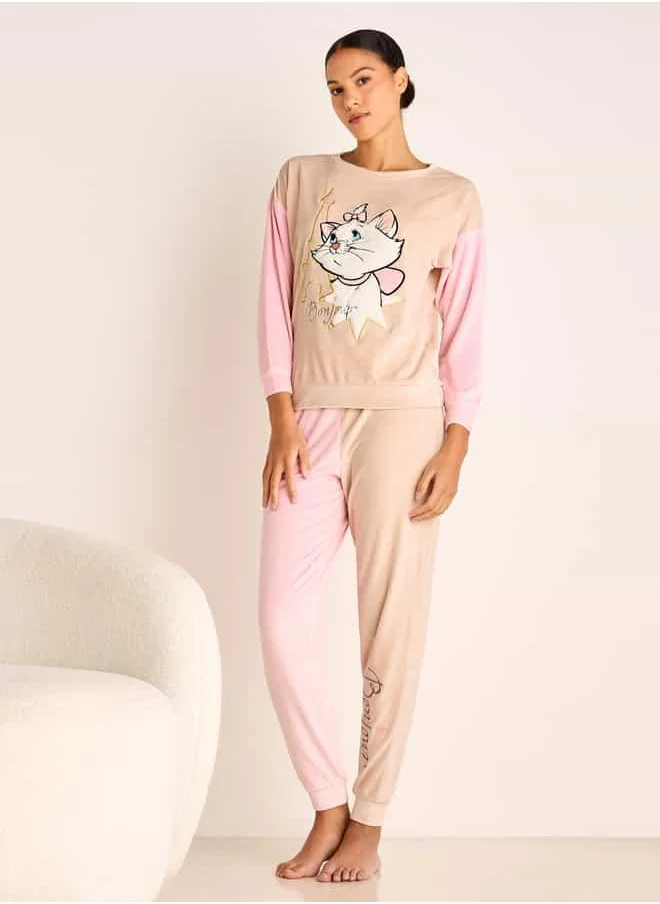 سبلاش فيڤ Marie Print Long Sleeve Sweatshirt and Elasticated Joggers Set