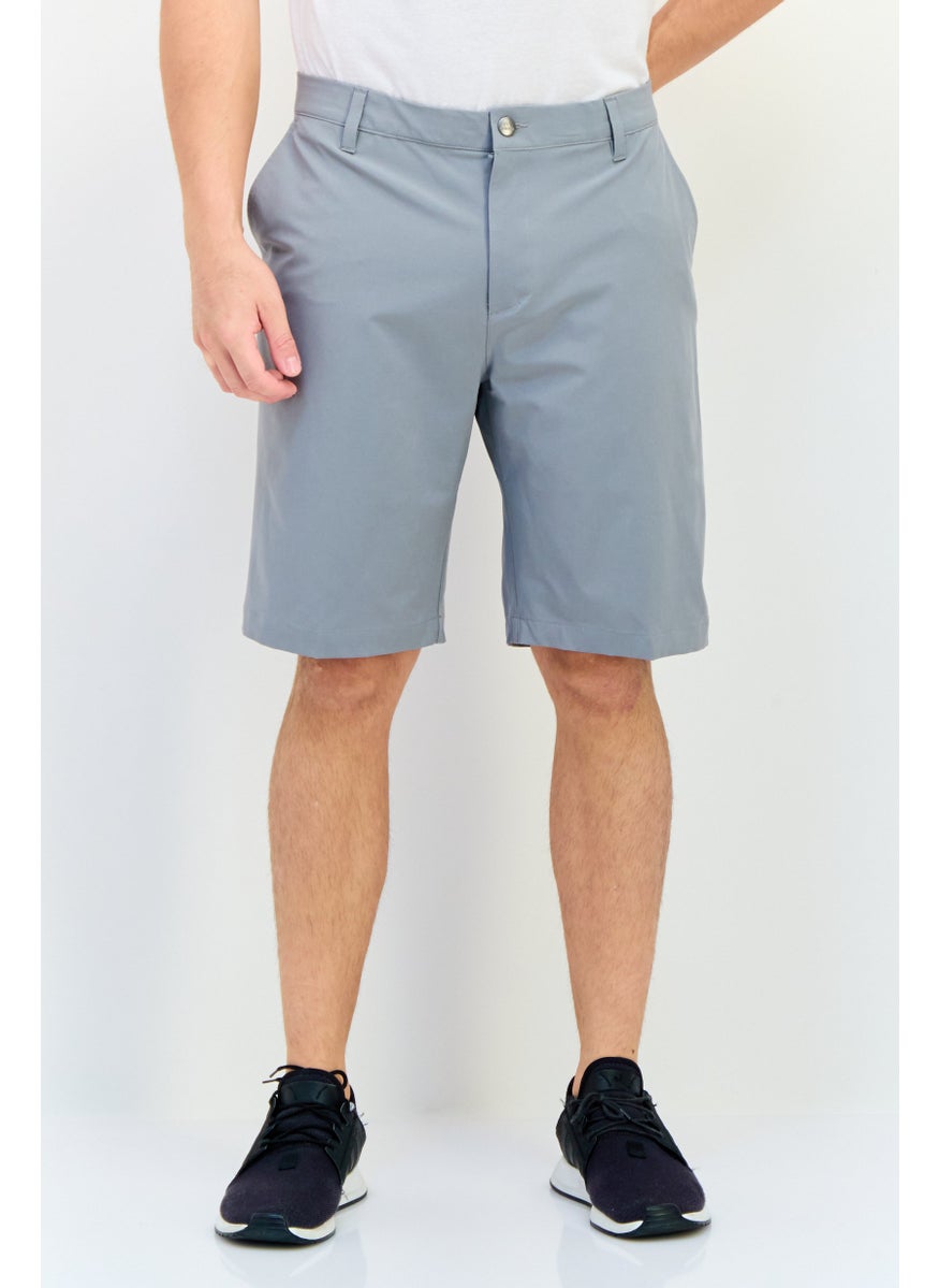 Adidas Men Sportswear Fit 10 Inseam Training Shorts, Grey  - Image 1