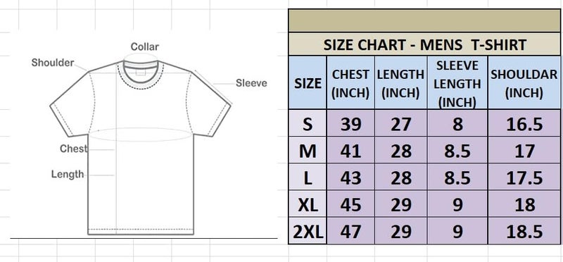 Lymio Mens Clothing Cotton Regular Fit Graphic Printed T Shirt Khakhi (T-B-Khakhi-2XL) - Image 3
