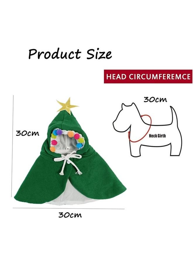 Neostyle Cat Santa Hat with Scarf Green