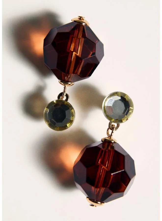 Mango Combined Bead Earrings
