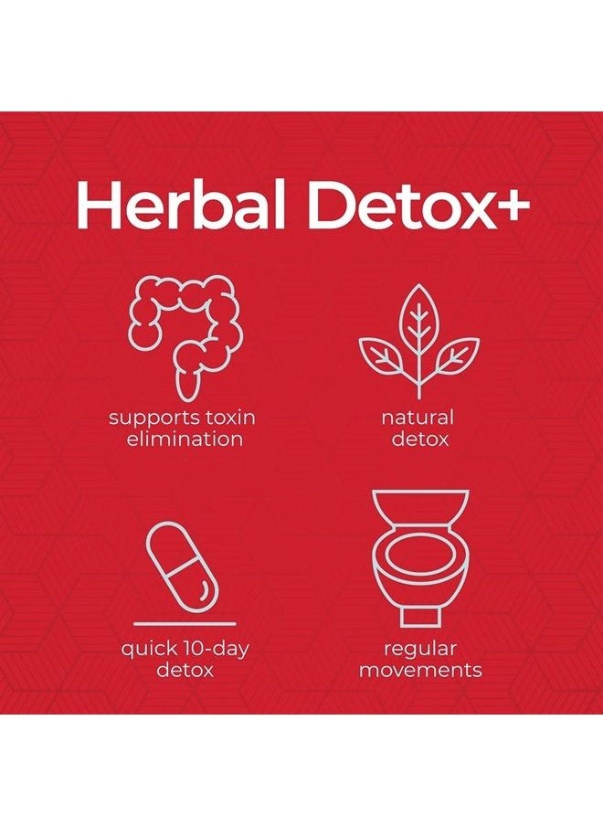 Health Plus Herbal Detox+ (10-Day Cleanse) 40 Capsules, 20 Servings  - Image 5
