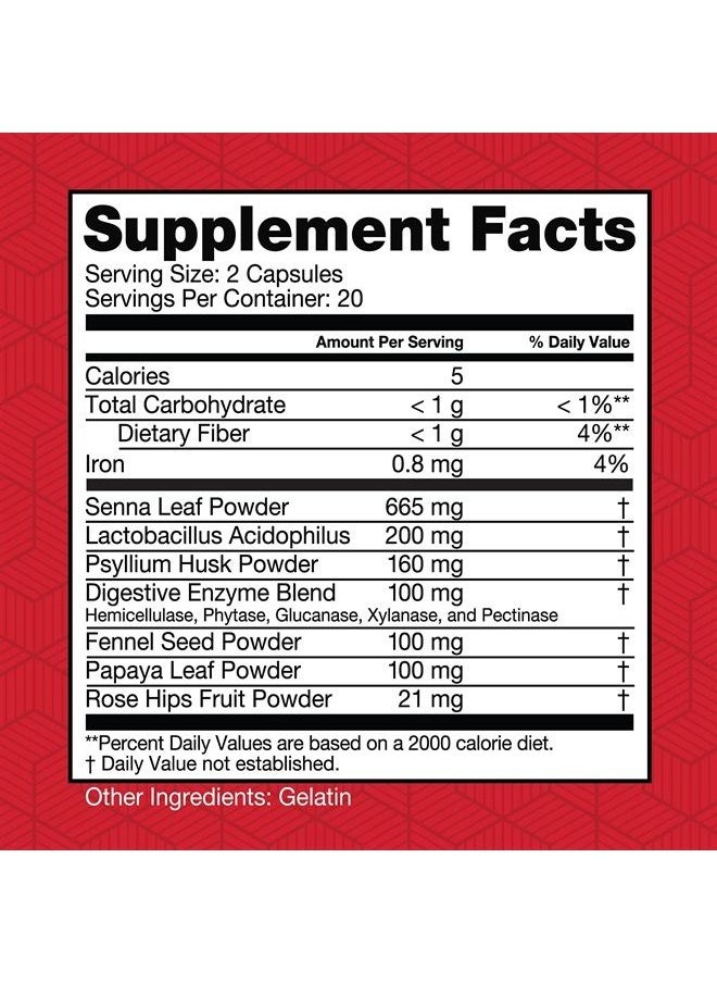 Health Plus Herbal Detox+ (10-Day Cleanse) 40 Capsules, 20 Servings  - Image 2