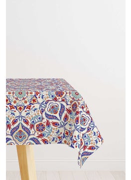 Cango Home Red Ethnic Tulip Motif Special Design Pillow Table Cloth OTYK002-MS  - Image 1