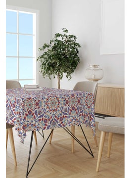Cango Home Red Ethnic Tulip Motif Special Design Pillow Table Cloth OTYK002-MS  - Image 2