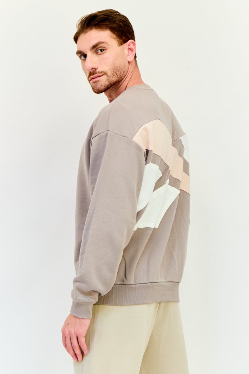 Reebok Men Sportswear Fit Long Sleeve Outdoor Sweatshirt, Tuape - Image 2