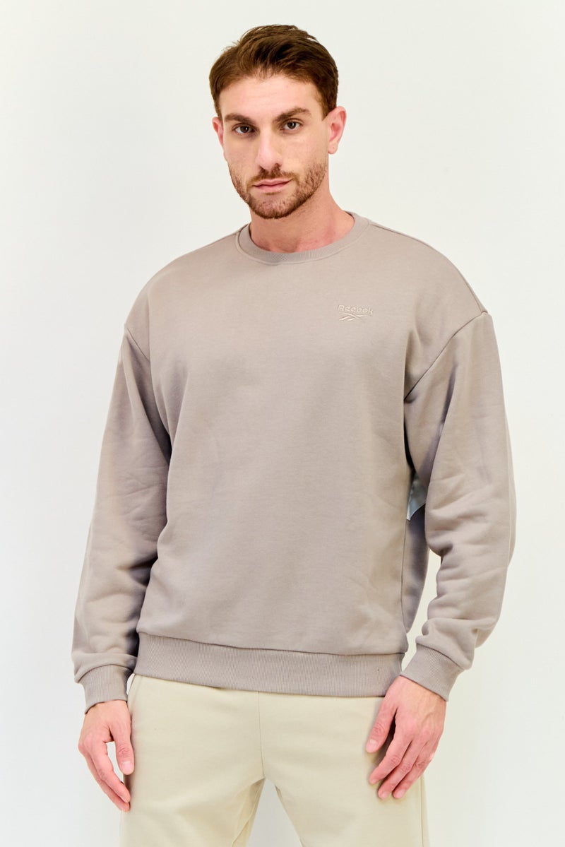 Reebok Men Sportswear Fit Long Sleeve Outdoor Sweatshirt, Tuape - Image 1