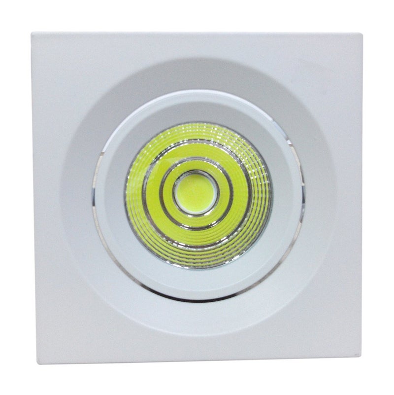 Bene BENE Radiance Aluminium Square Ceiling Light White 7w  - Image 1