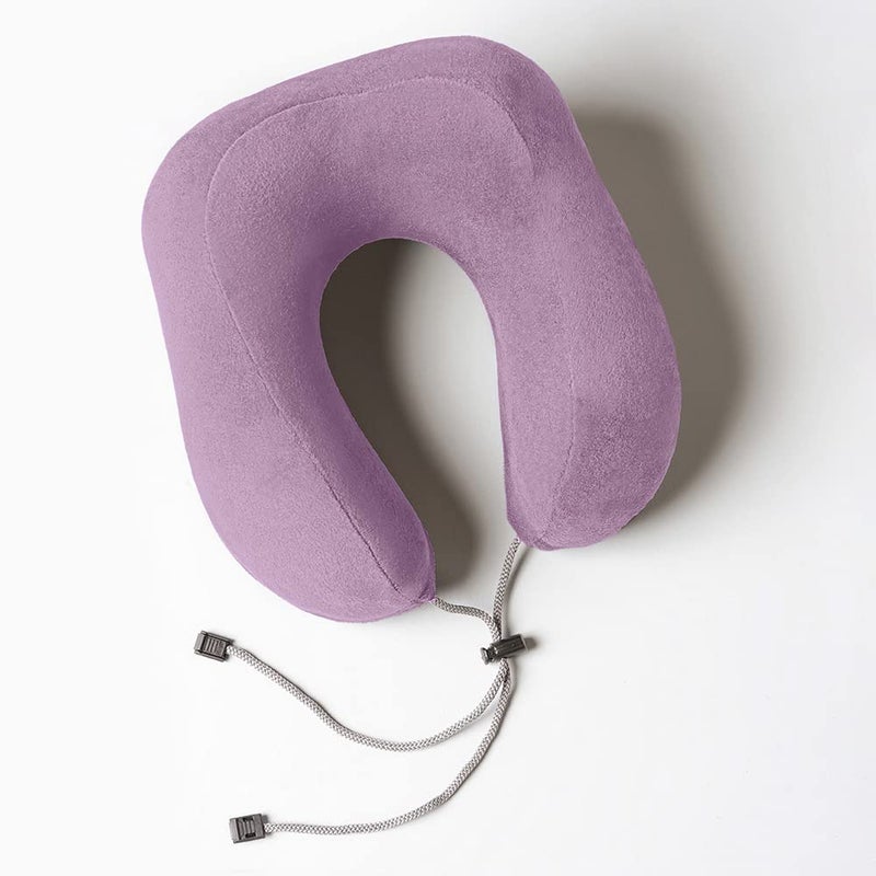 Sleepyhead Contour Shaped Premium Memory Foam Neck Pillow Travel Pillow Lavender pack of 1 - Image 2