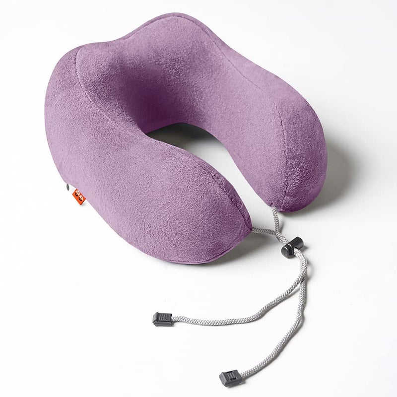 Sleepyhead Contour Shaped Premium Memory Foam Neck Pillow Travel Pillow Lavender pack of 1 - Image 3