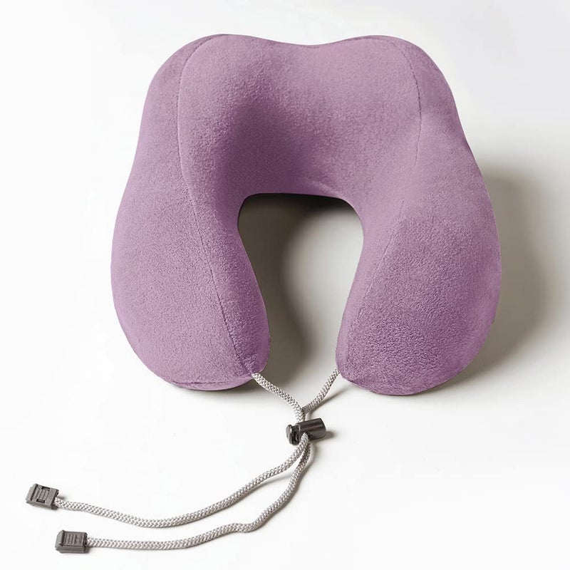 Sleepyhead Contour Shaped Premium Memory Foam Neck Pillow Travel Pillow Lavender pack of 1 - Image 4