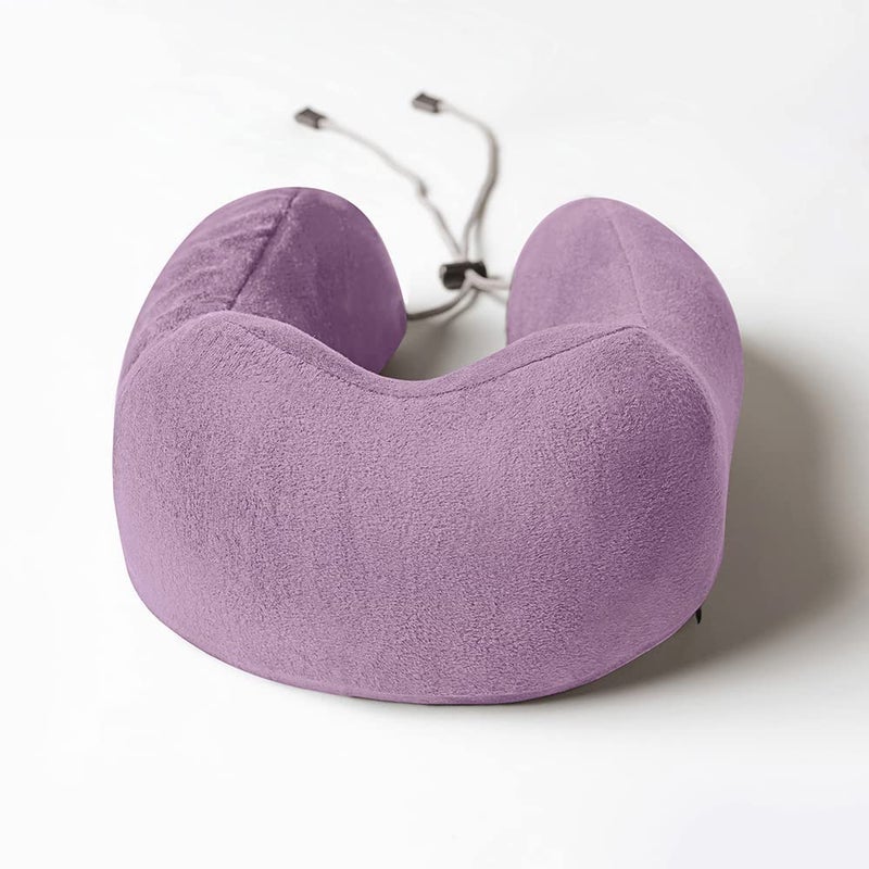 Sleepyhead Contour Shaped Premium Memory Foam Neck Pillow Travel Pillow Lavender pack of 1 - Image 5