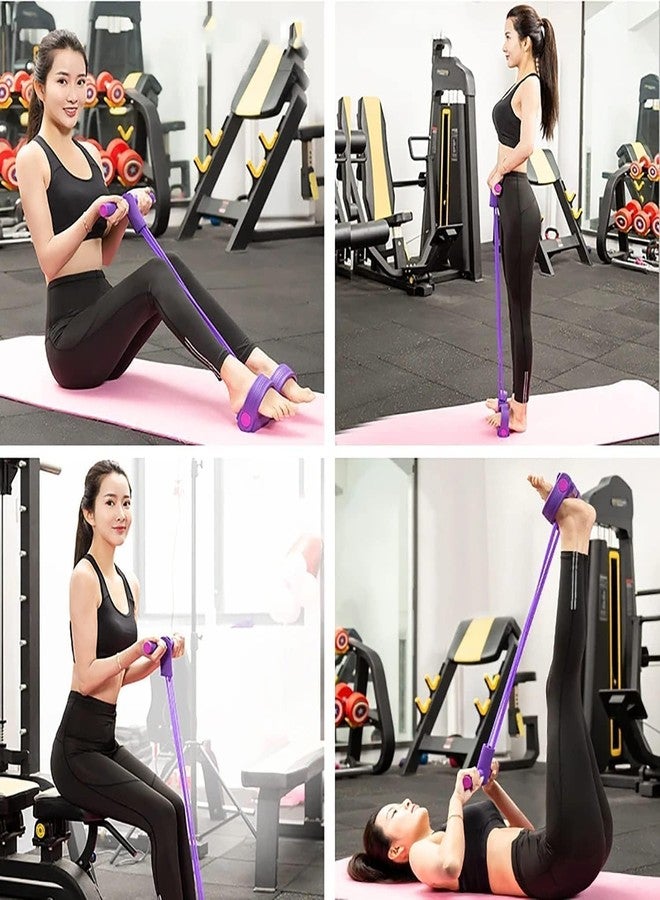 PH BROTHER Pull Reducer Pull Training Bands 2 Tubes Body Pedal Exerciser Yoga Cross-fit Exercise, Arm Exercise, Tummy Training Men and Women (Multi Color) (Pack of 1) - Image 3
