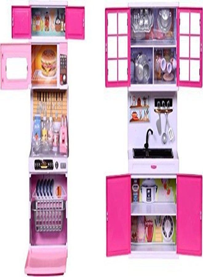 heer 5615 attractive modern kitchen play set with light and real sound effect (muticolor)-Multi color - Image 3