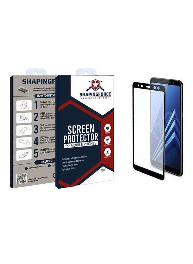 IAF Curved Tempered Glass Screen Protector For Samsung Galaxy A6+ 5.8inch Clear