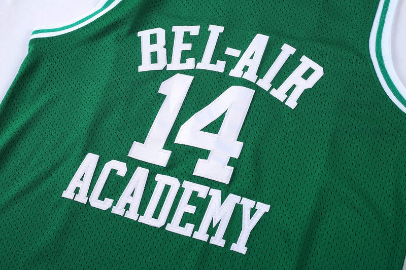 MESOSPERO #14 The Fresh Prince of Bel Air #25 Carlton Banks Basketball Jersey,90s Hip Hop Clothes for Party Men (14 Green, Medium) - Image 4