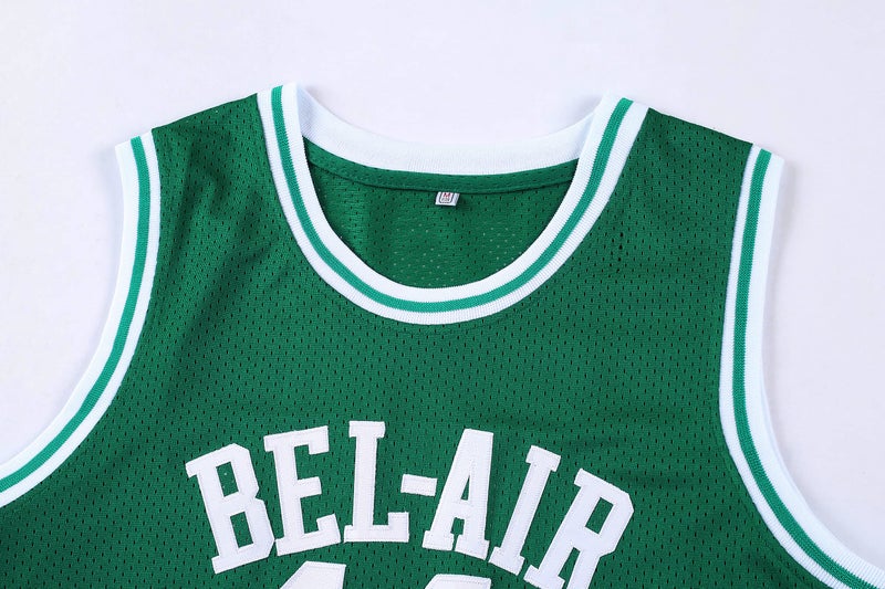 MESOSPERO #14 The Fresh Prince of Bel Air #25 Carlton Banks Basketball Jersey,90s Hip Hop Clothes for Party Men (14 Green, Medium) - Image 3