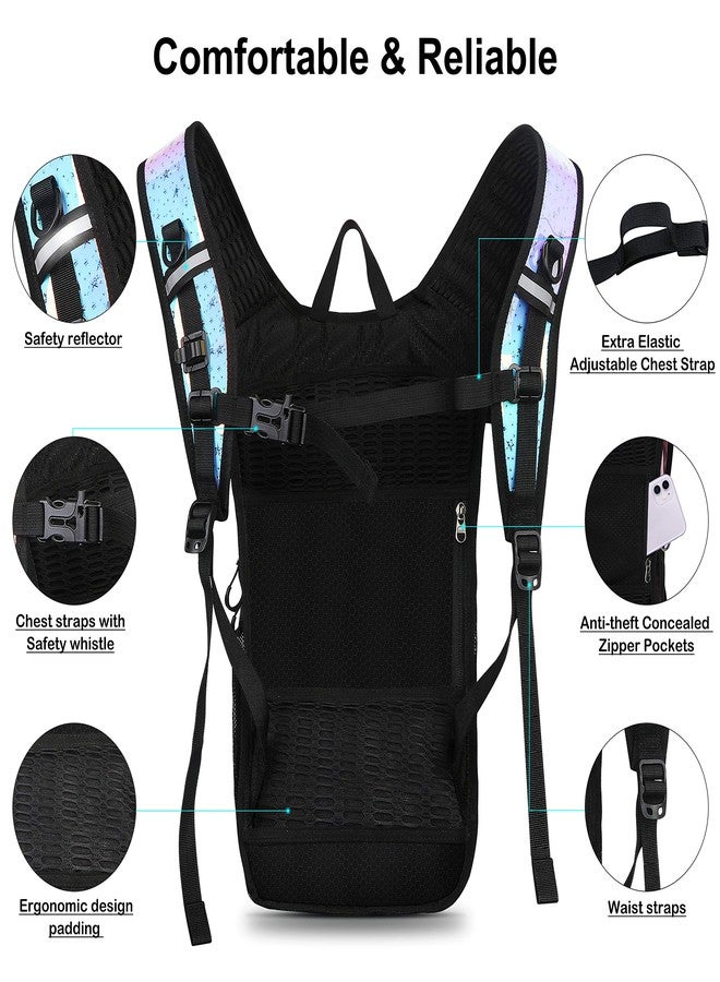 Mothybot Hydration Backpack Pack, Water Backpack 20L Capacities Included 2L Hydration Bladder, Festival Essential - Rave Hydration Pack Hydropack Hydro for Hiking, Festival Gear - Image 3