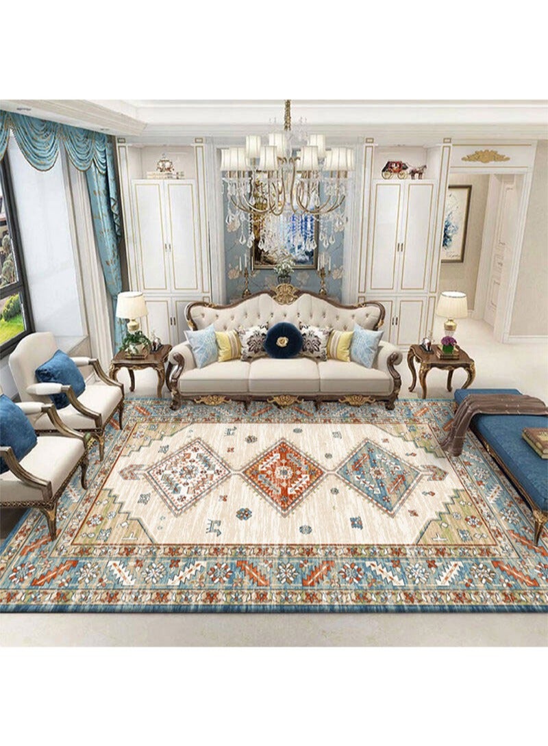جو توي سجادة منطقة عصرية من الكشمير المقلد غير قابلة للانزلاق، لمسة ناعمة للغاية، غرفة المعيشة، غرفة النوم، المطبخ، تزيين السجاد، بساط الأرضية 200 × 300 سم - Image 3