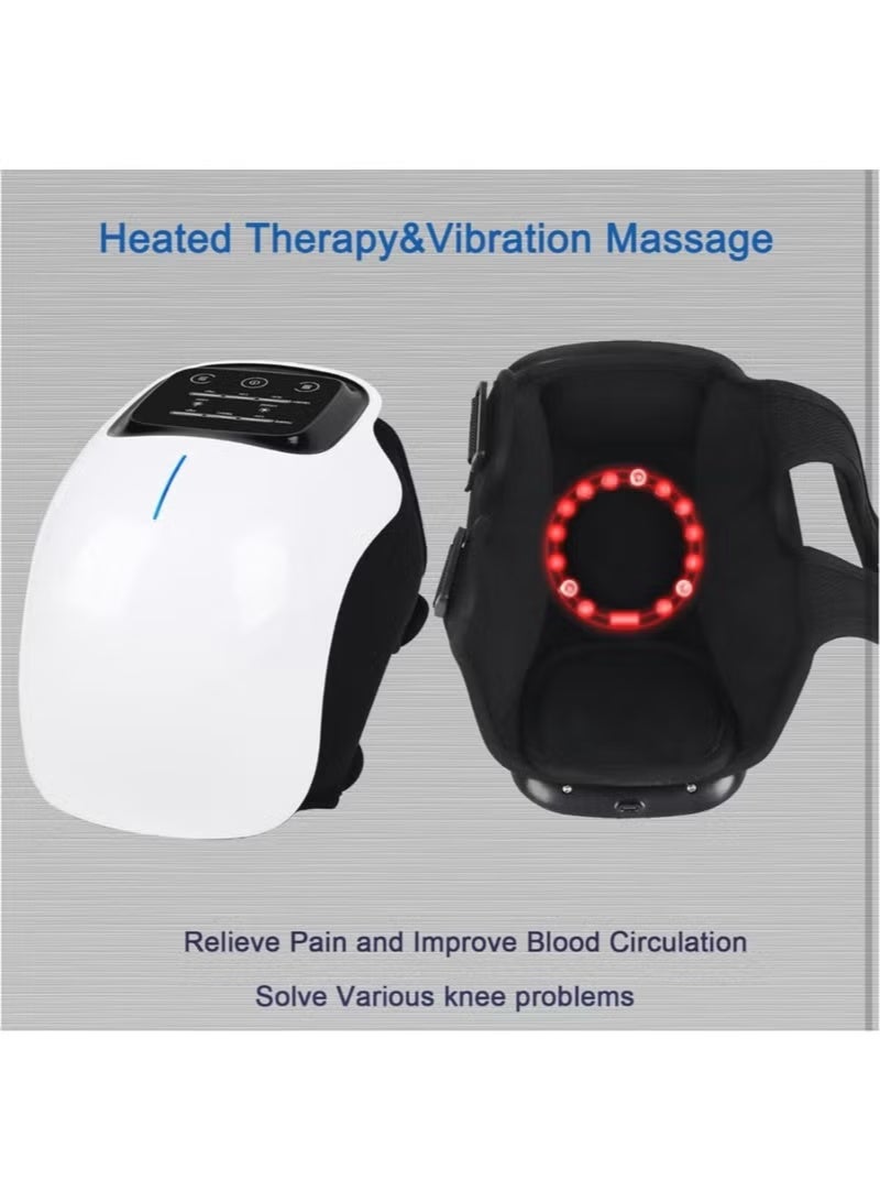 MOSH Knee Massager with Heat for Pain Relief Electric Cordless Vibration Knee Massage Device,Swelling Stiff Joints, Stretched Ligament and Muscles Injuries - Image 2