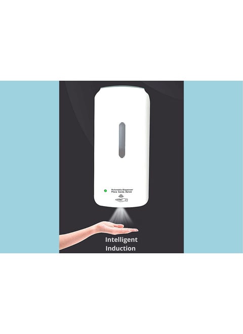 VORTEX 2020 Big Sanitizer with Stand Automatic Hand Sanitizer Spray Dispenser by Infrared Induction,Touchless Extremely Large Capacity 1000ml,4pcs AA Battery Operated,White Color,