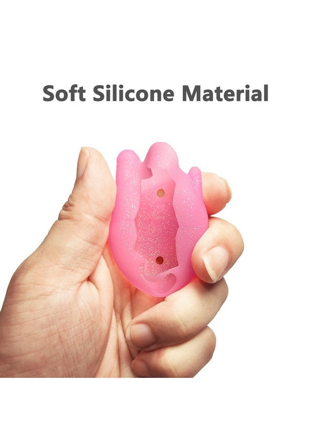 جي سي باين جراب سيليكون JCHPINE لجهاز Tamagotchi Connection Virtual Reality Pet، واقي شاشة لجهاز Tamagotchi Connection Electronic Pet Accessories (جراب سيليكون وفيلم شاشة) (وردي) - Image 4