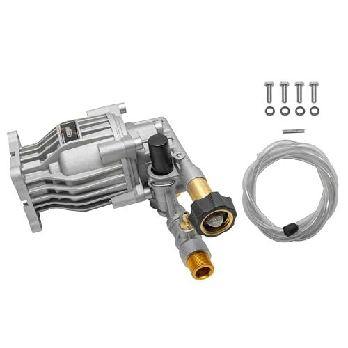 Simpson OEM Technologies 3300 PSI 2.4 GPM Replacement Pressure Washer Pump Kit, Horizontal Axial Cam Replacement Pump for Gas Pressure Washer, 3/4" Shaft, Includes Hardware and Siphon Tube (90028) - Image 1