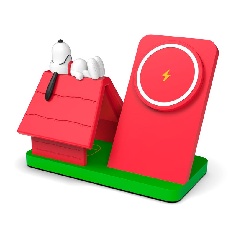 SOAR Peanuts Wireless Charging Station Red Dog House - Image 1