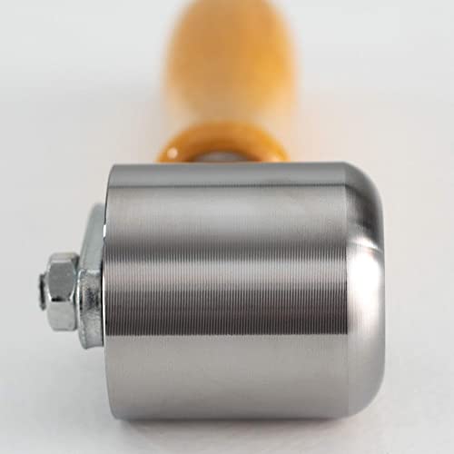 RecPro 2" Steel Roller with Wood Handle for Eternabond Tape | RV Roof Repair | Sealant Steel Seam Roller 1-1/2" X 2" Radius Edge - Image 5