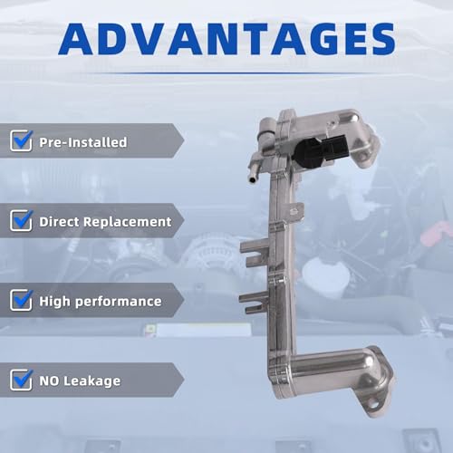 MITZONE Aluminum Coolant Water Heater Pipe Manifold Tube Compatible with 2010-2017 Land Rover Range Rover Sport 2011-2020 Jaguar F-Type XJR XJR575 XJ XFR-S XFR XF 5.0L V8 - Image 3