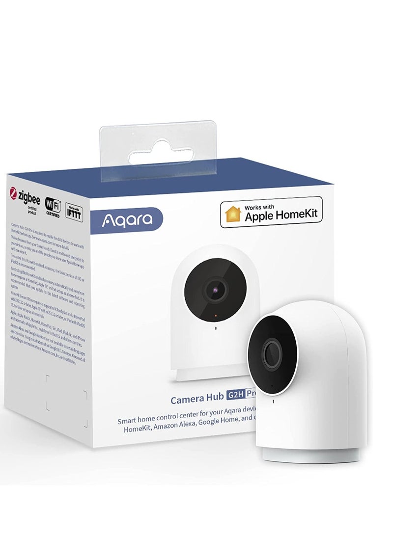 Aqara Security Camera Hub Indoor G2H Pro, 1080p HD Camera, Compatible with Apple HomeKit, Alexa, Google Assistant, Works with IFTTT - White - pzsku/Z0413C50C0A86E496122CZ/45/_/1681132691/ef61cd37-d81b-483a-af1f-f66201fec652