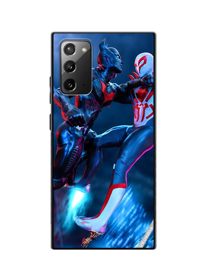 VR CREATIVE Protective Case Cover For Samsung Galaxy Note20 5G Spiderman Vs Batman Design Multicolour - Image 1