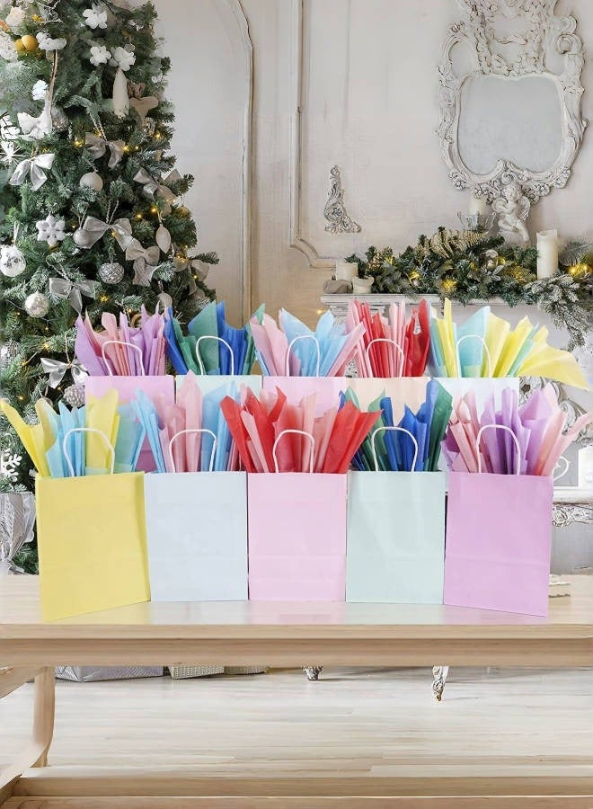 50 Sheets Gradient Tissue Paper 50x35cm Gift Wrapping Paper Decorative Art Paper for DIY Birthday Holiday Party Packaging Decoration - Image 3