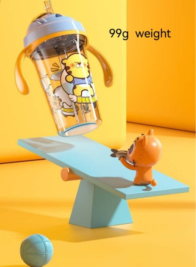 معلما سترو مقبض كأس سيبي ، كأس التدريب - 300ml - البنفسجي باندا - Image 2