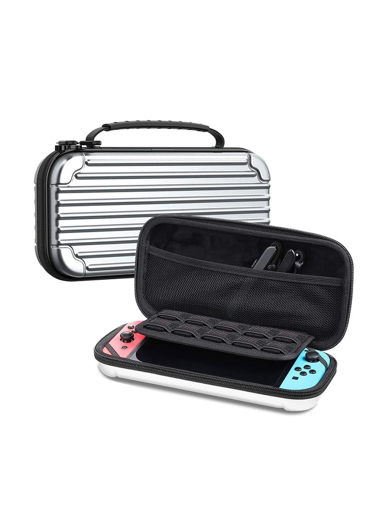 Nintendo Switch OLED / Switch Carrying Case - Shockproof Protective Hardshell Storage Bag for NS Consoles  Accessories, Portable Travel Bag with 10 Game Card Slots - Image 1