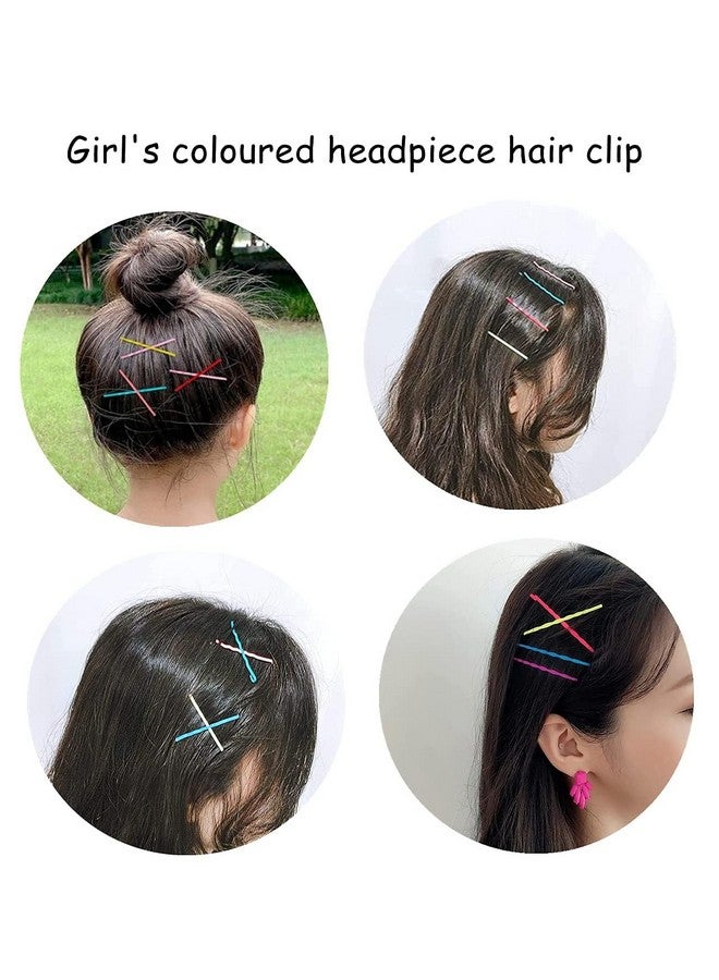 SUN Ring SUNRING Hair Clips Simple Mate Finnishing Flate Hair pin Hair Barrette Bobbby hair pin hair Accessory For Girl Women Multi Color. (Pack of 35, Multicolor) - Image 4
