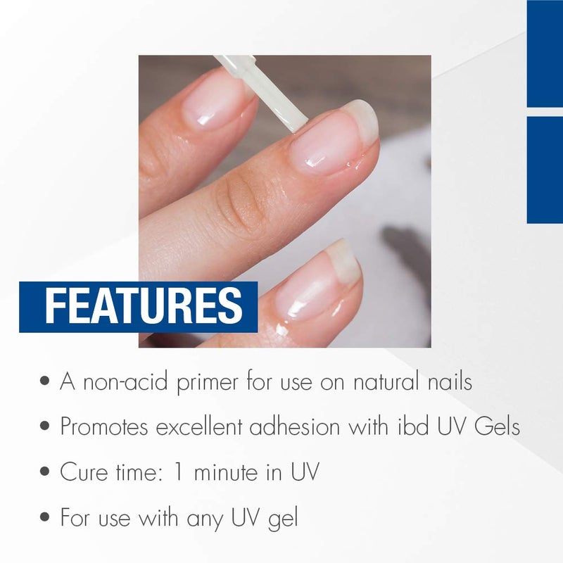 IBD UV Bonder for Excellent Adhesion, Great for Nail Gels and Acrylic Nails 0.5 oz - Image 4
