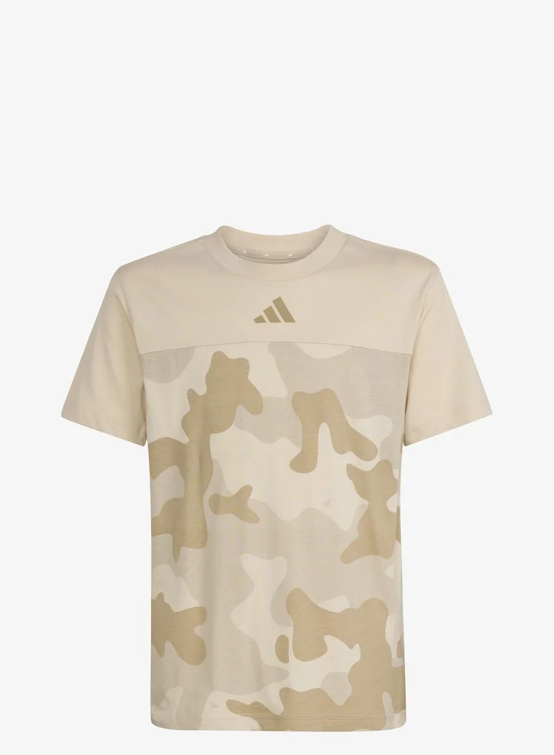 Adidas Seasonal Essentials Camo Cotton T-Shirt Kids