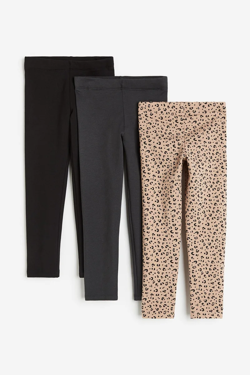 H&M Kids 3 Pack Assorted Leggings