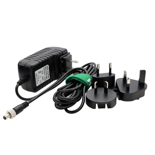 HangTon 12V Locking DC Power Supply for Blackmagic Studio Camera 4K 6K Pro Video Assist 5 7 Monitor Atomos Ninja V Inferno Hollyland Mars 400s SmallHD 702 Video Wireless Transmission - Image 1