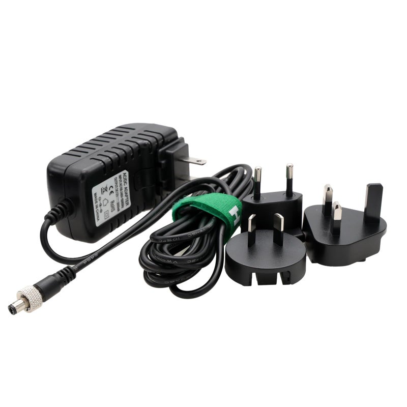 HangTon 12V Locking DC Power Supply for Blackmagic Studio Camera 4K 6K Pro Video Assist 5 7 Monitor Atomos Ninja V Inferno Hollyland Mars 400s SmallHD 702 Video Wireless Transmission - Image 2