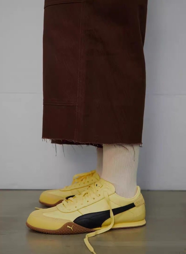 PUMA Bella UT Casual Shoes Yellow/Black For Men/Women/Students - Image 3