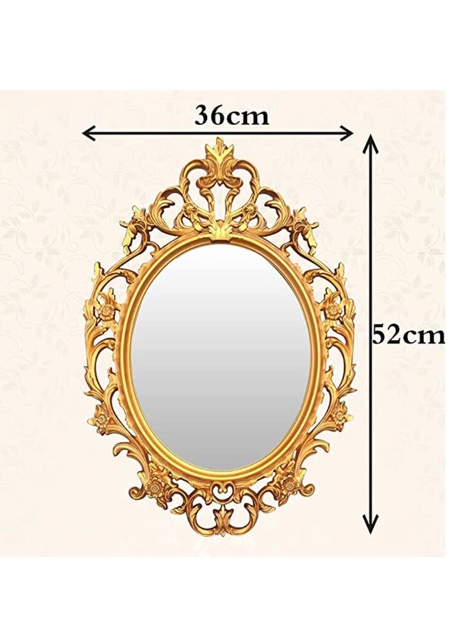 FFD Decorative Wall Mirror with Plastic Frame Versatile Vanity, Makeup, and Living Room Accent Perfect for Bathroom, Bedroom, and Home Decor - Image 3