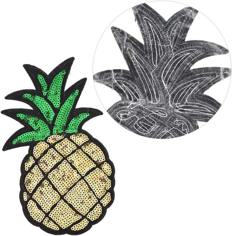GLOGLOW Patches, Adhesive Sequin Appliques for DIY Clothing Decoration, Iron on Stickers for Jackets Jeans Hats Accessories - Image 3