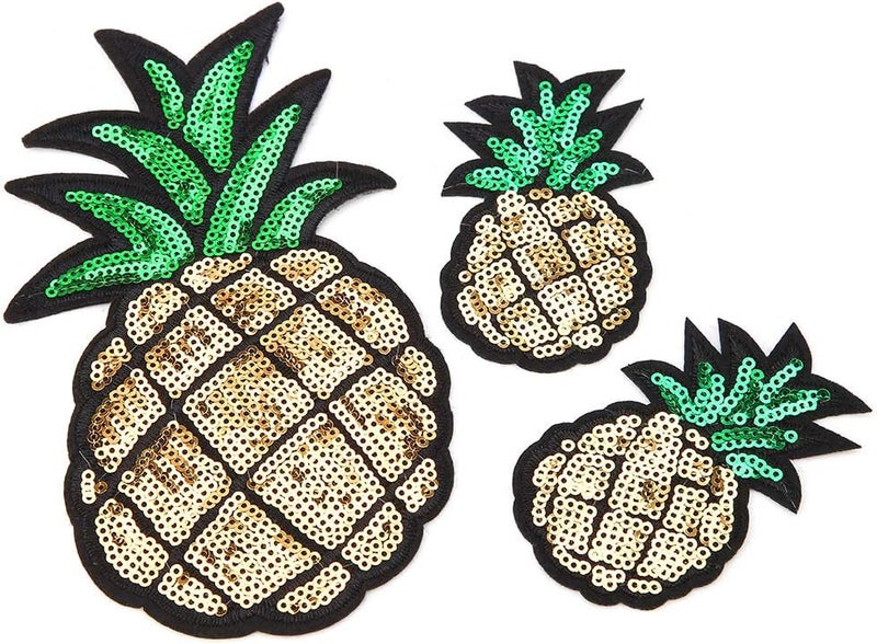 GLOGLOW Patches, Adhesive Sequin Appliques for DIY Clothing Decoration, Iron on Stickers for Jackets Jeans Hats Accessories - Image 1