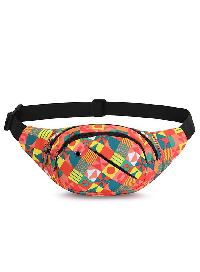 GUSTAVE® Waist Bag for Men Women with Adjustable Strap and Headphone Jack, Large Waterproof Chest Bag Fanny Pack for Hiking Travel Camping Running Sports Outdoors - Image 1