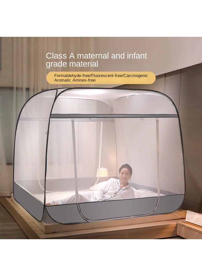 Bluejw 3H2024 New Installation-free Yurt Mosquito Net Can Be Folded Without Bracket Convenient Home Children's Student Dormitory - Image 3