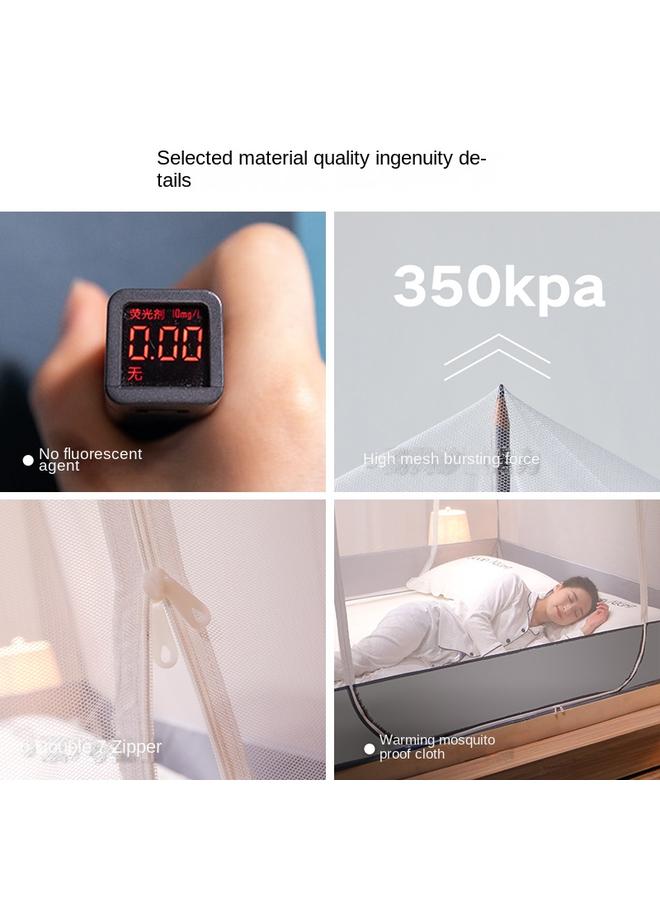 Bluejw 3H2024 New Installation-free Yurt Mosquito Net Can Be Folded Without Bracket Convenient Home Children's Student Dormitory - Image 5