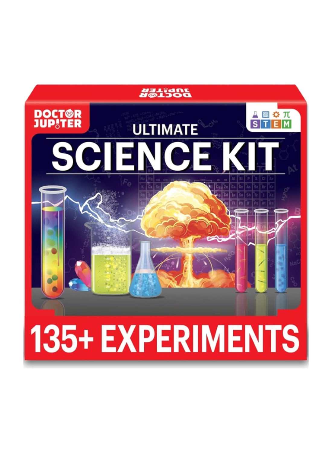 Doctor Jupiter Toy Science Kit for Boys & Girls Ages 7-8-9-10-11-12-13-14 | Birthday Gifts for 7+ Year Old Kids | Learning & Education toys, 135+ Experiments